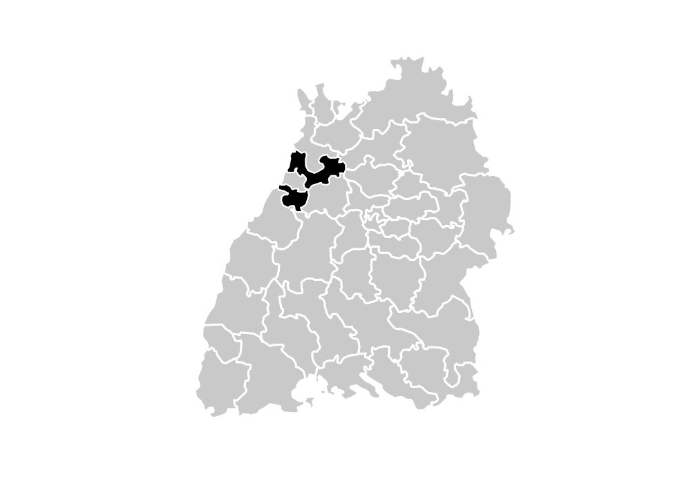 Wahlkreis-Karte
