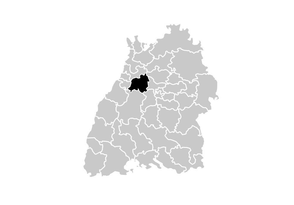 Wahlkreis-Karte