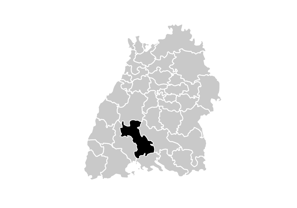 Wahlkreis-Karte